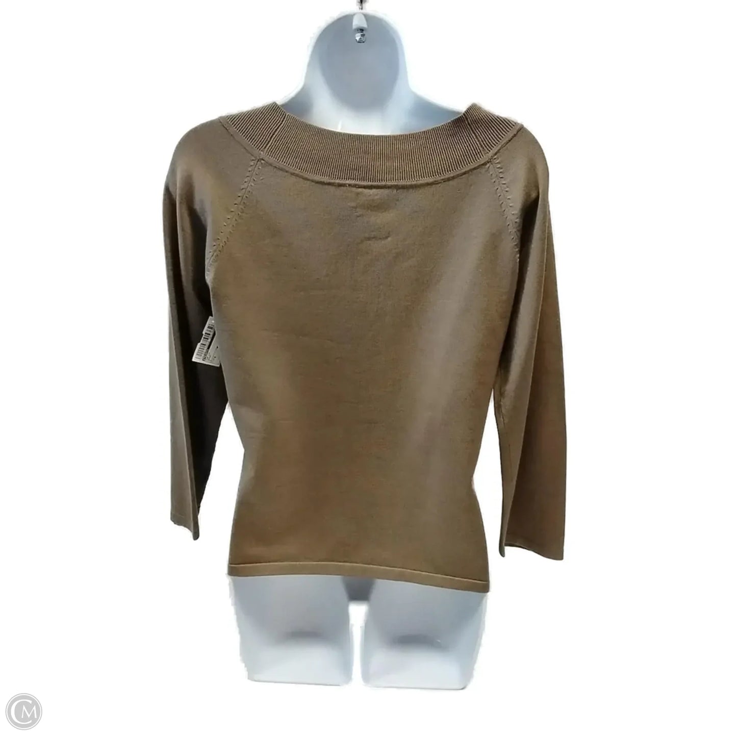 Top Long Sleeve By Talbots In Brown, Size: S