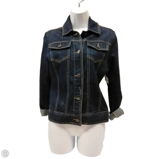 Jacket Denim By Limited In Blue Denim, Size: M