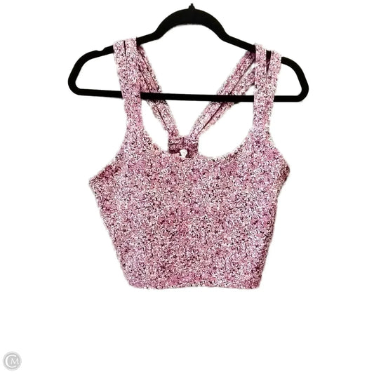 Athletic Tank Top By Sage In Floral Print, Size: L