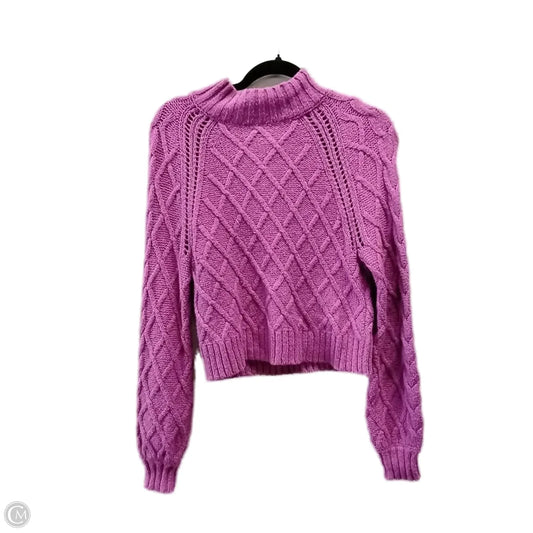 Sweater By American Eagle In Purple, Size: Xs