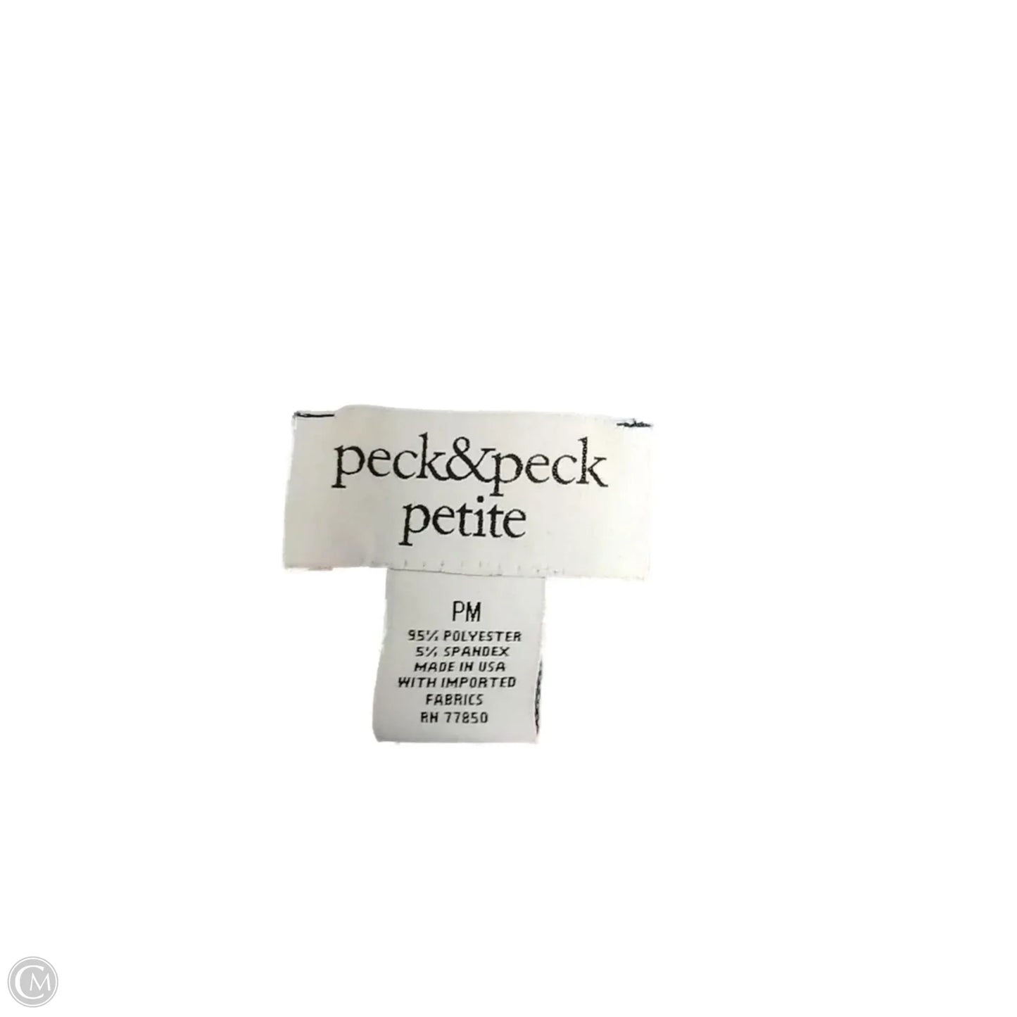 Top Long Sleeve By Peck And Peck In Floral Print, Size: Mp