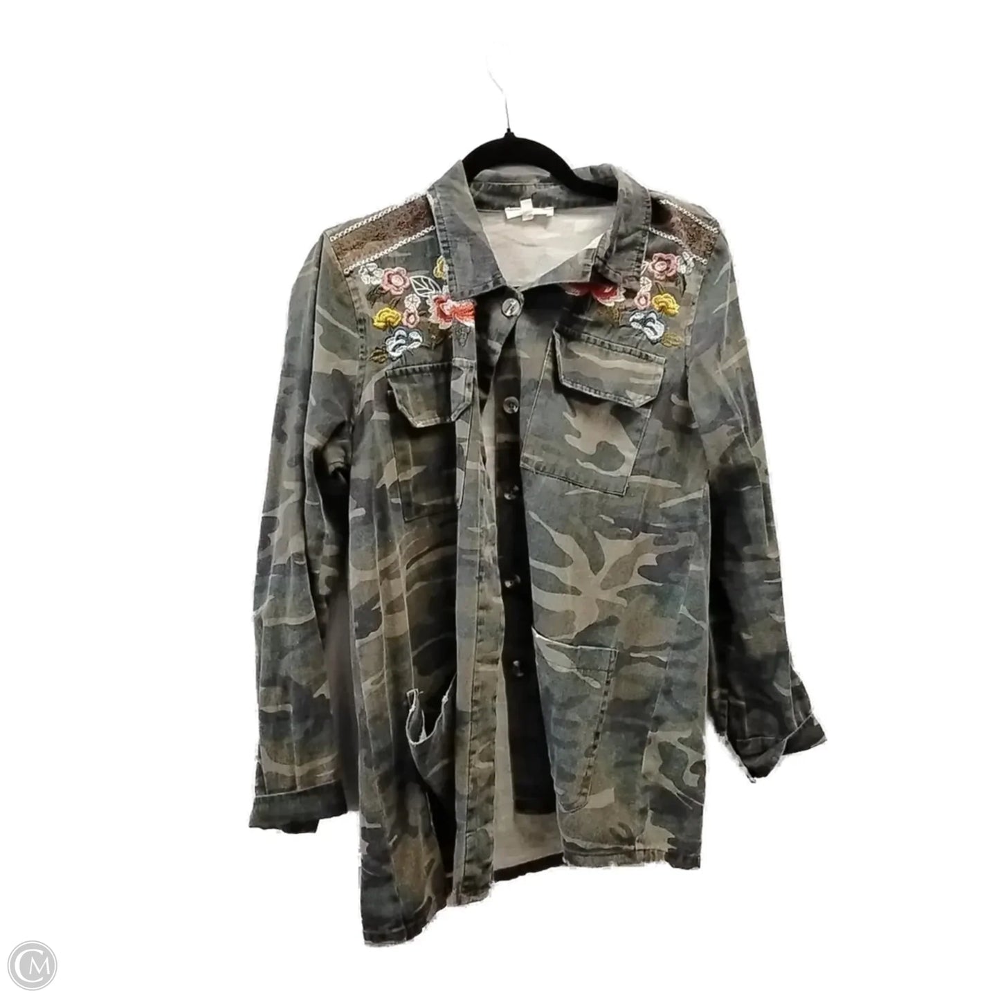 Jacket Other By Mystree In Camouflage Print, Size: S
