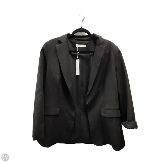 Blazer By Clothes Mentor In Black, Size: Xl