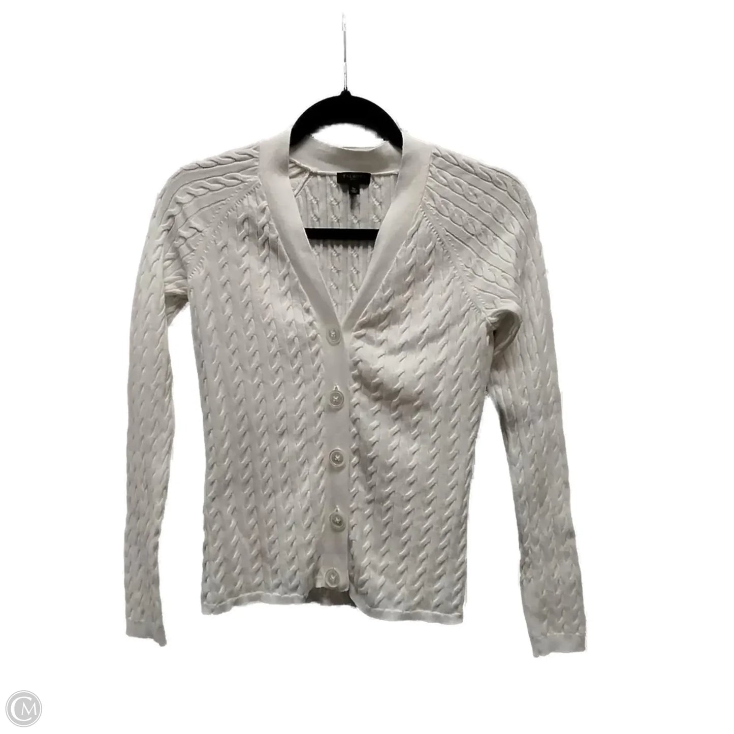 Cardigan By Talbots In White, Size: Sp