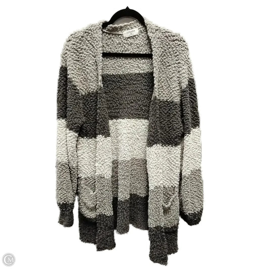 Cardigan By Zenana In Grey, Size: Xl