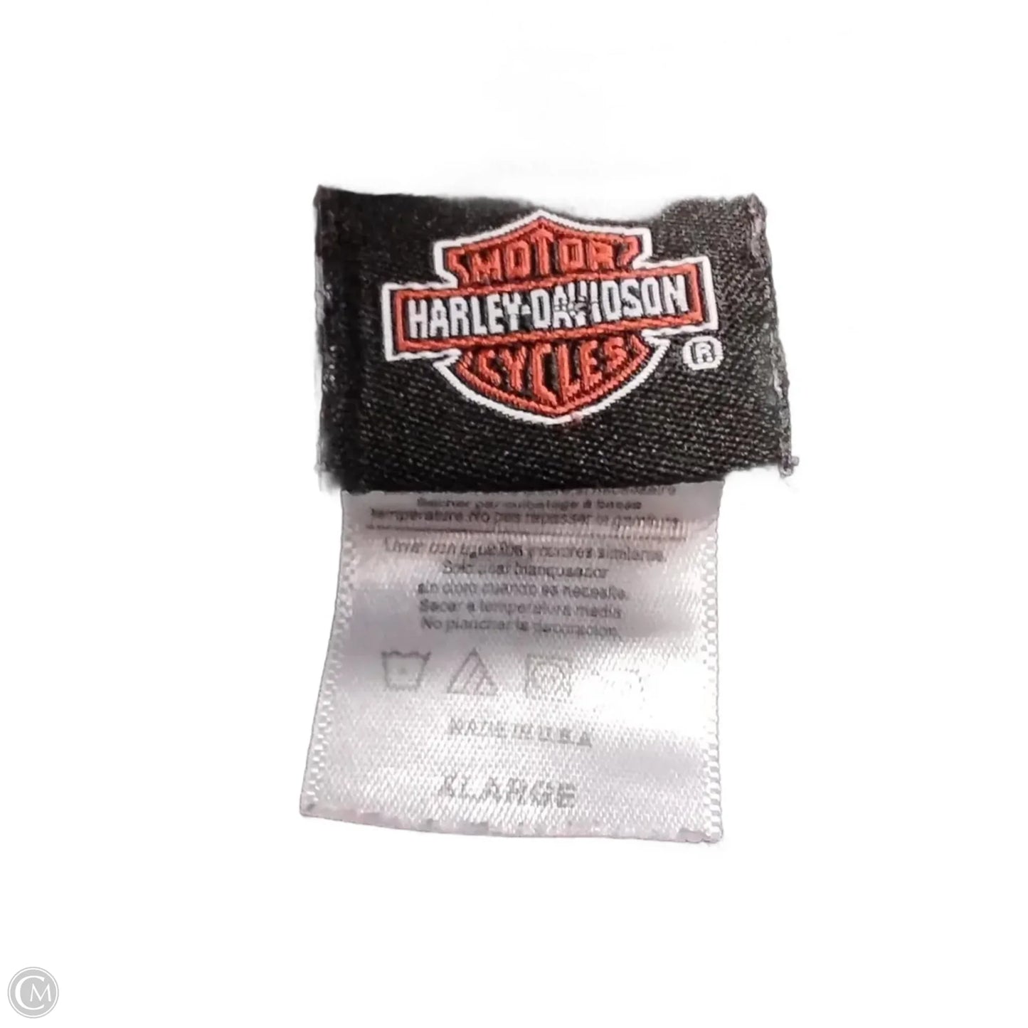 Top Short Sleeve By Harley Davidson In Black, Size: Xl