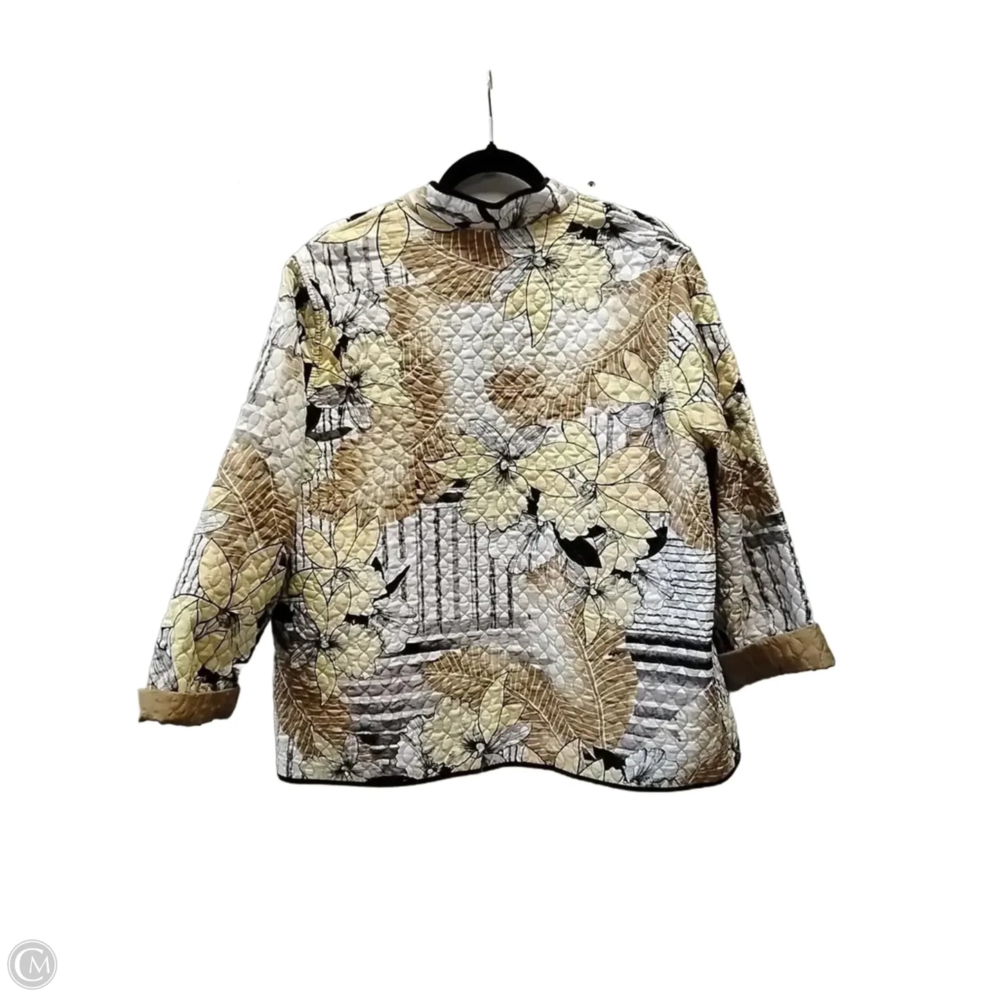 Jacket Other By Christopher And Banks In Floral Print, Size: Xl