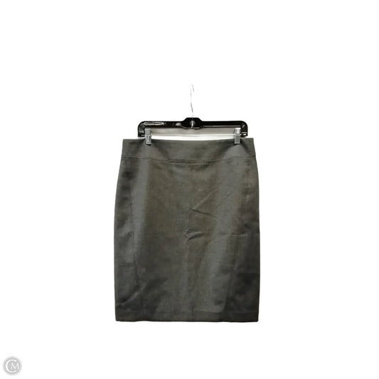 Skirt Midi By Loft In Grey, Size: 12