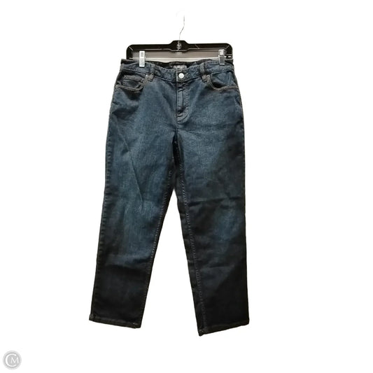 Jeans Skinny By Liz Claiborne In Blue Denim, Size: 12