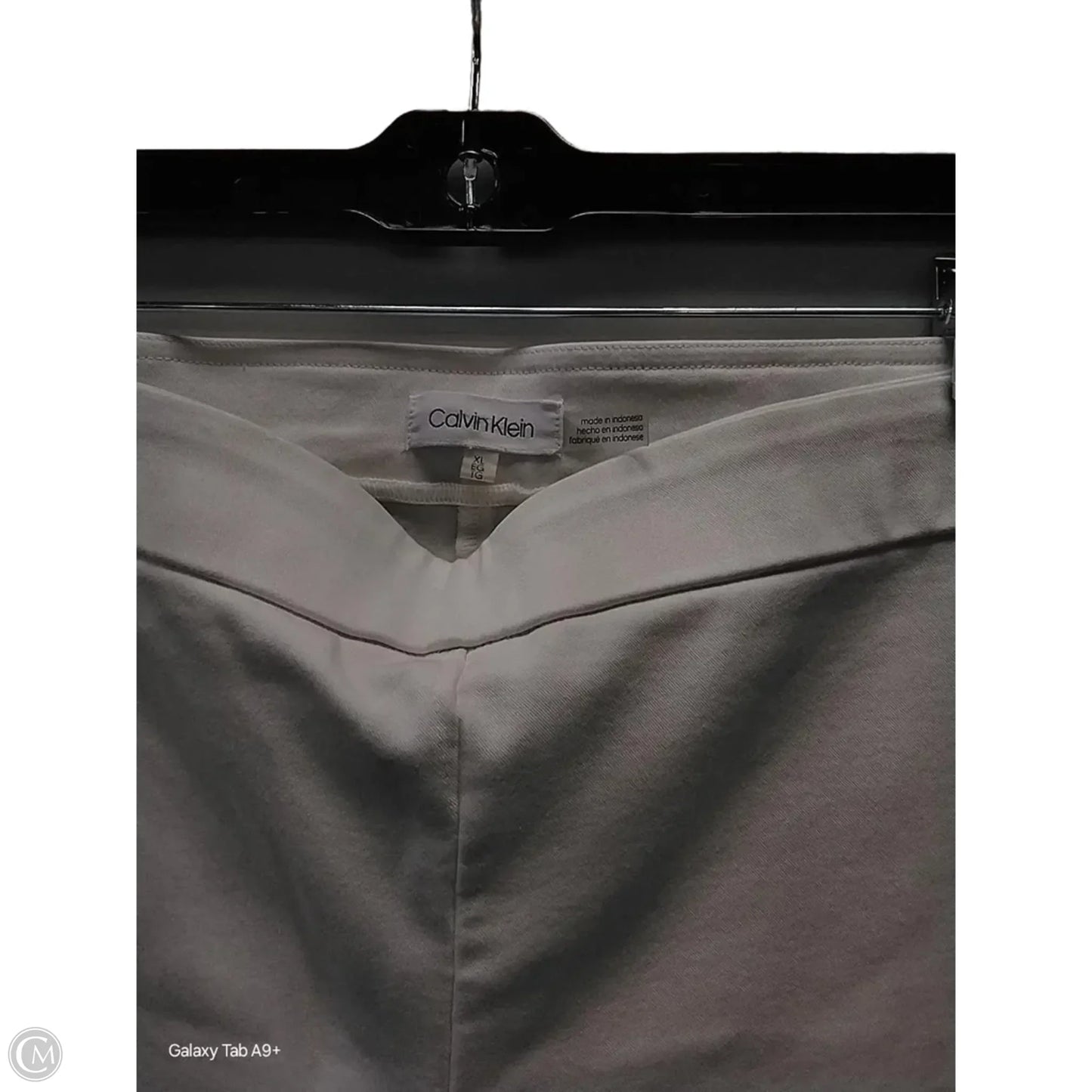 Pants Dress By Calvin Klein In White, Size: Xl