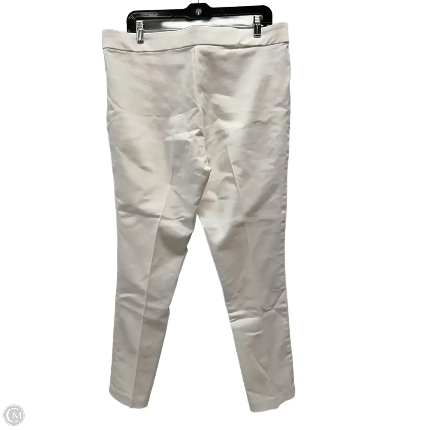 Pants Dress By Calvin Klein In White, Size: Xl