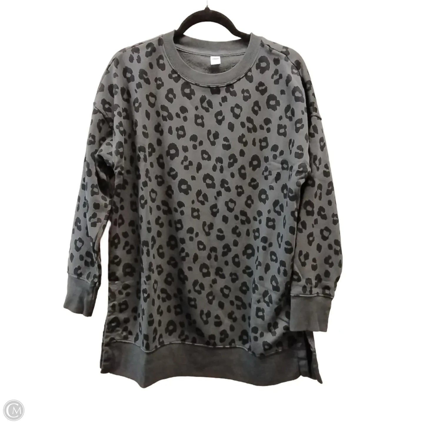 Sweatshirt Crewneck By Old Navy In Animal Print, Size: M