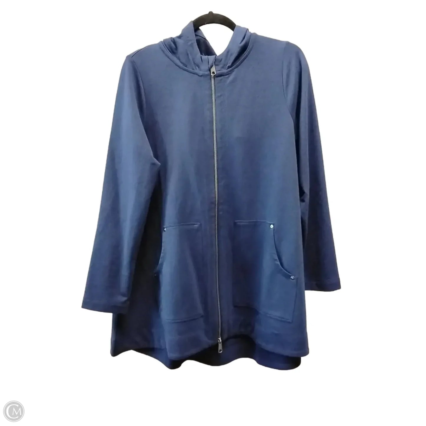 Athletic Jacket By J. Jill In Blue, Size: S