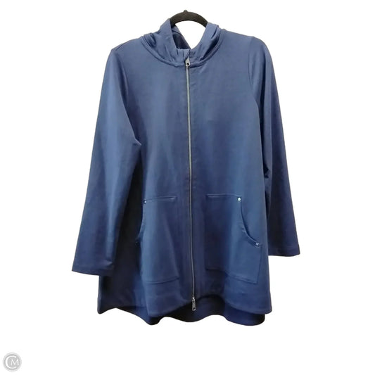 Athletic Jacket By J. Jill In Blue, Size: S