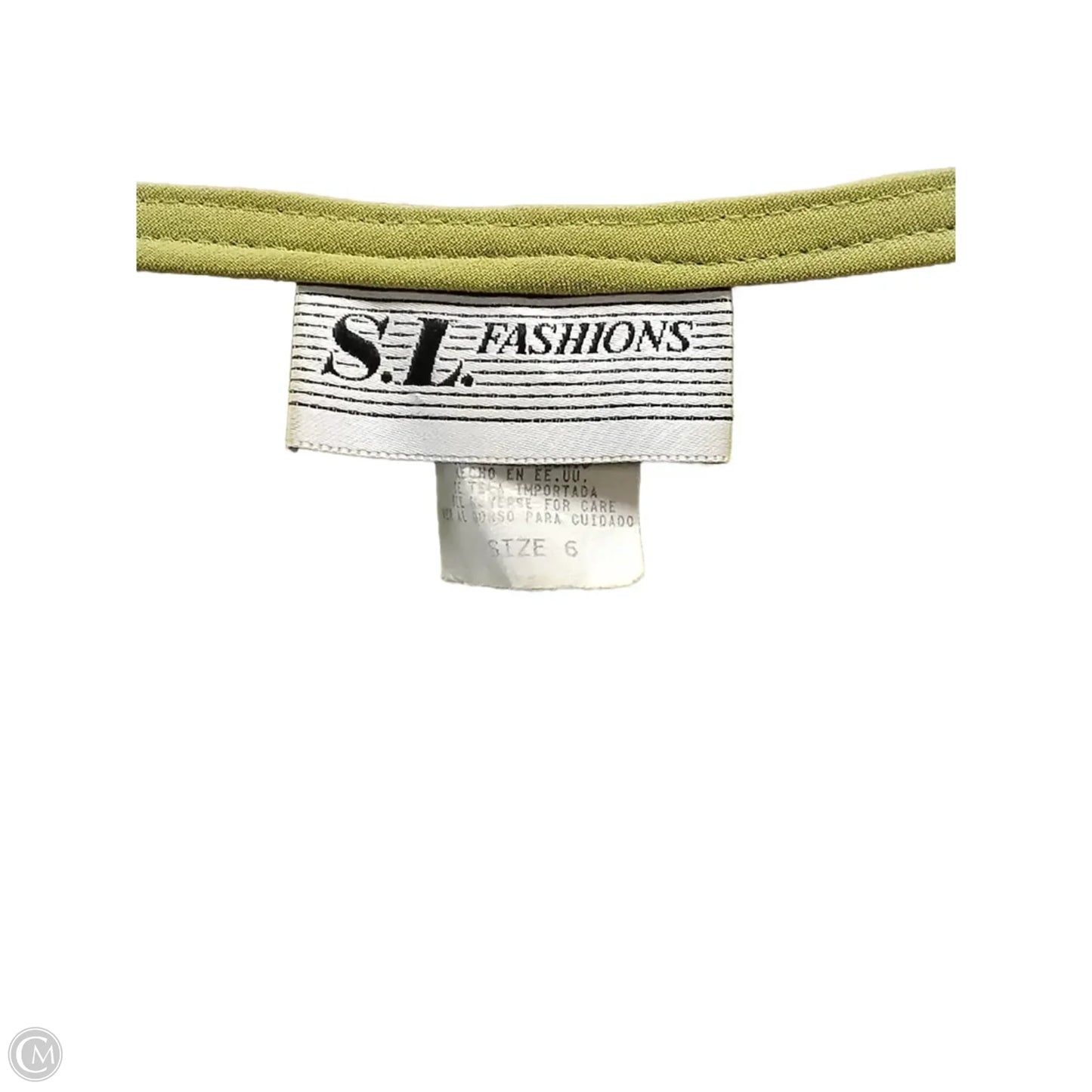 Dress Casual Short By Clothes Mentor In Green, Size: 6