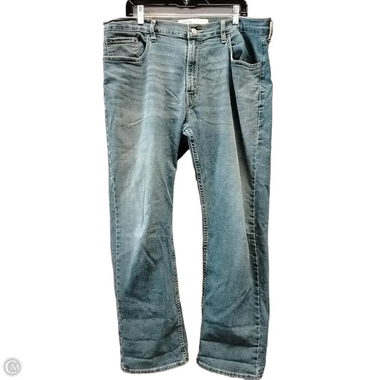 Jeans Straight By Signature Collection In Blue Denim, Size: 10