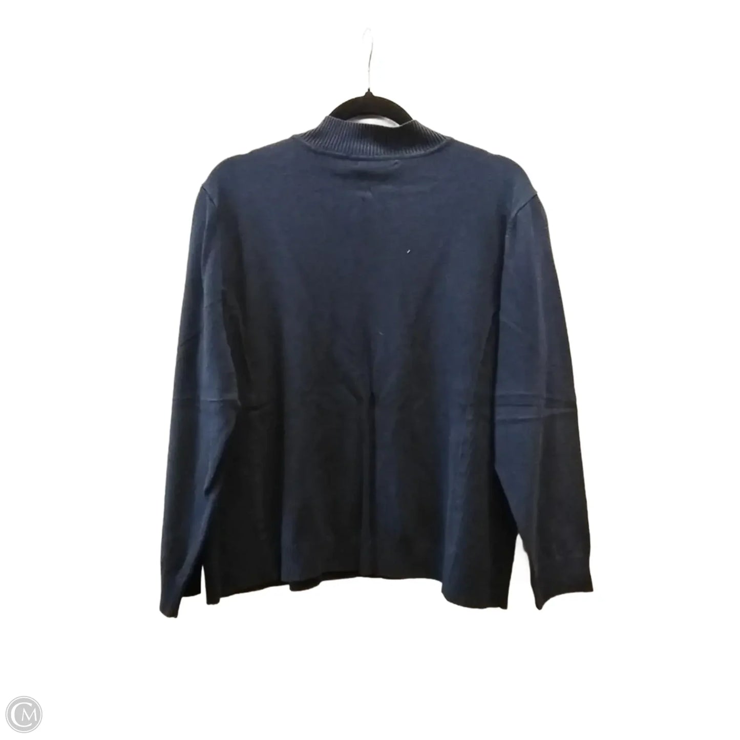 Sweater By Cj Banks In Blue, Size: 1x