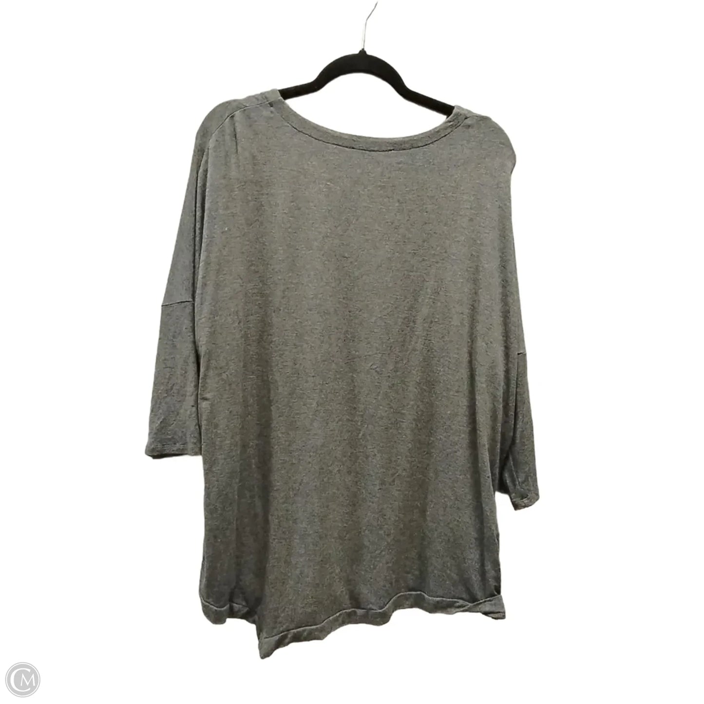 Top Long Sleeve Basic By Philosophy In Grey, Size: L