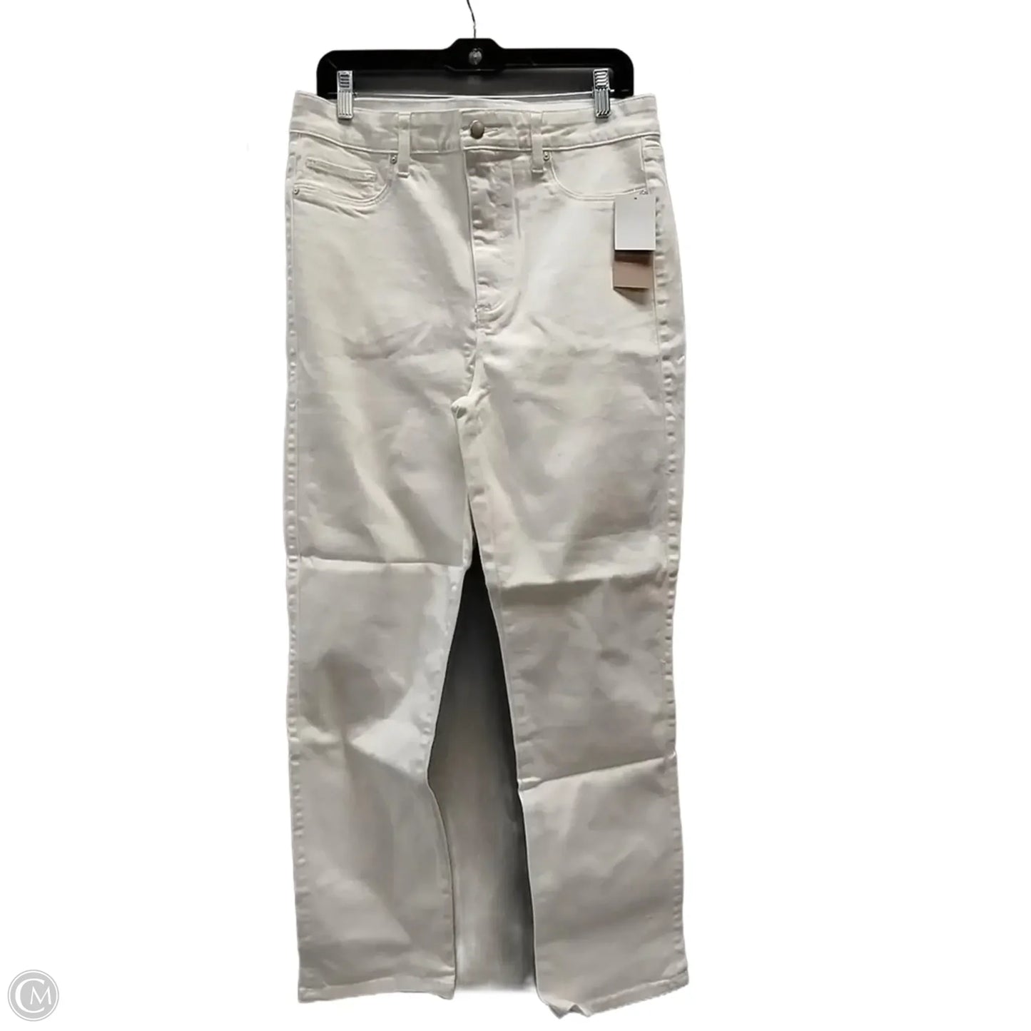 Jeans Skinny By Justfab In White, Size: 18