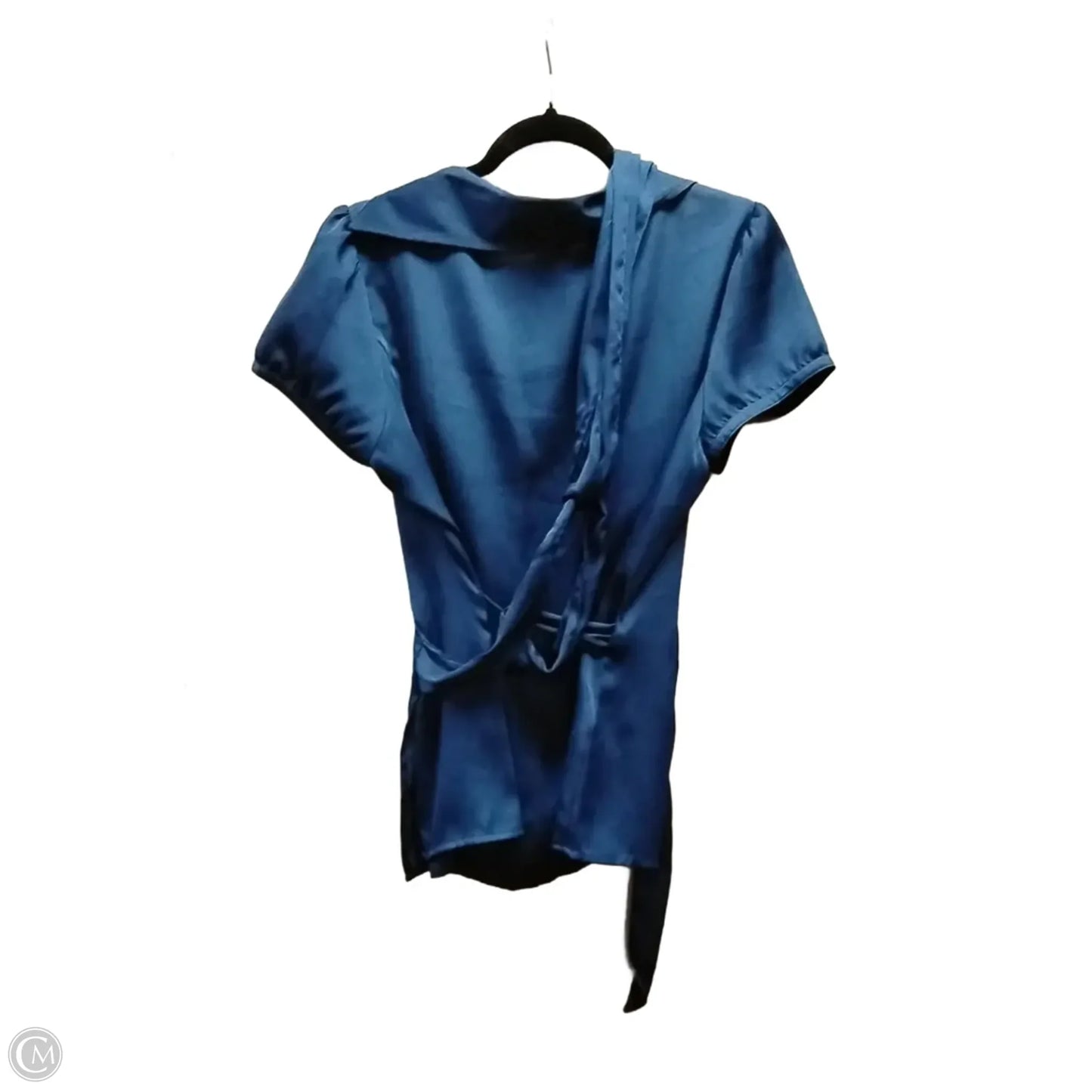 Top Short Sleeve By Loft In Blue, Size: 12