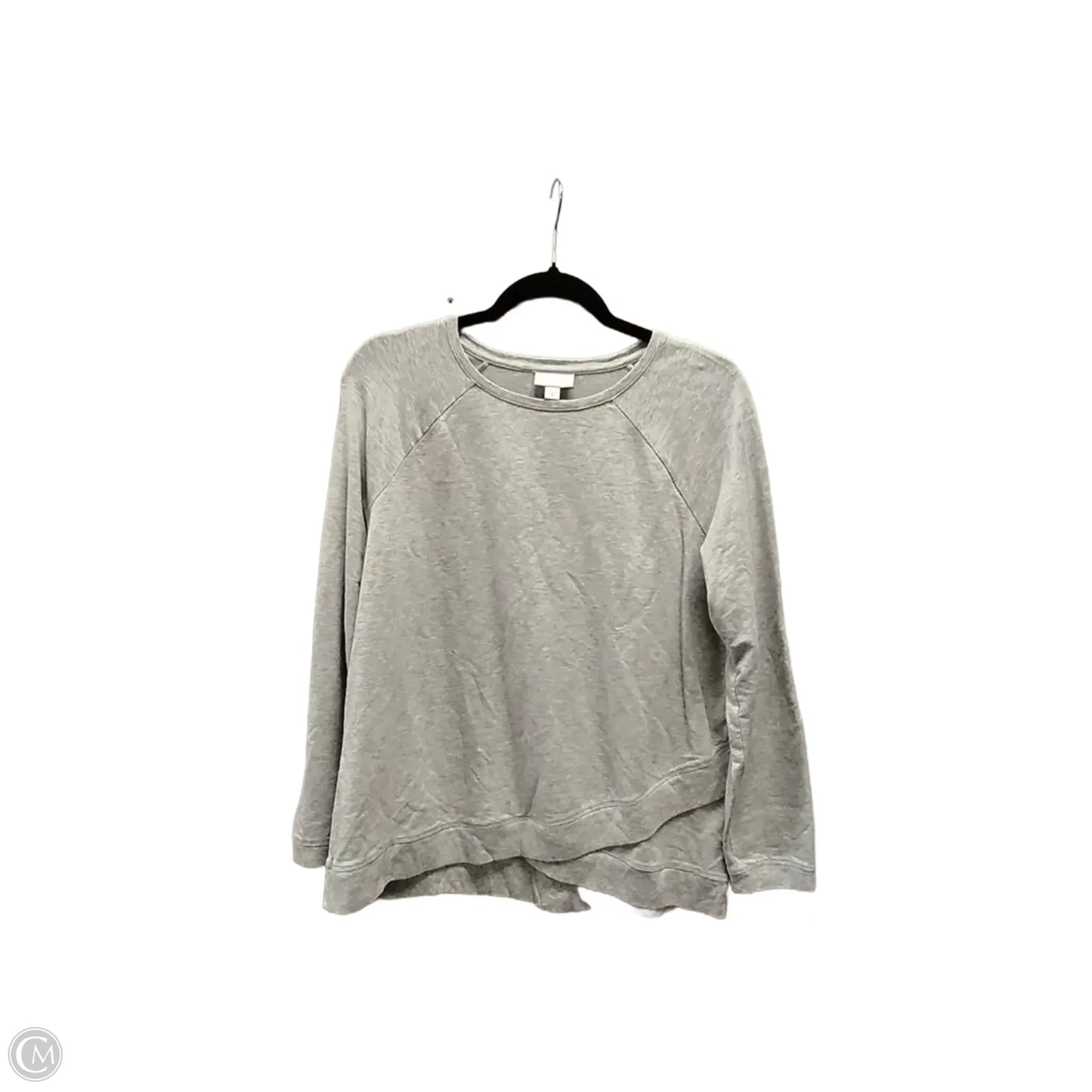 Top Long Sleeve Basic By J. Jill In Grey, Size: M