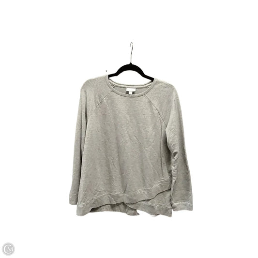Top Long Sleeve Basic By J. Jill In Grey, Size: M