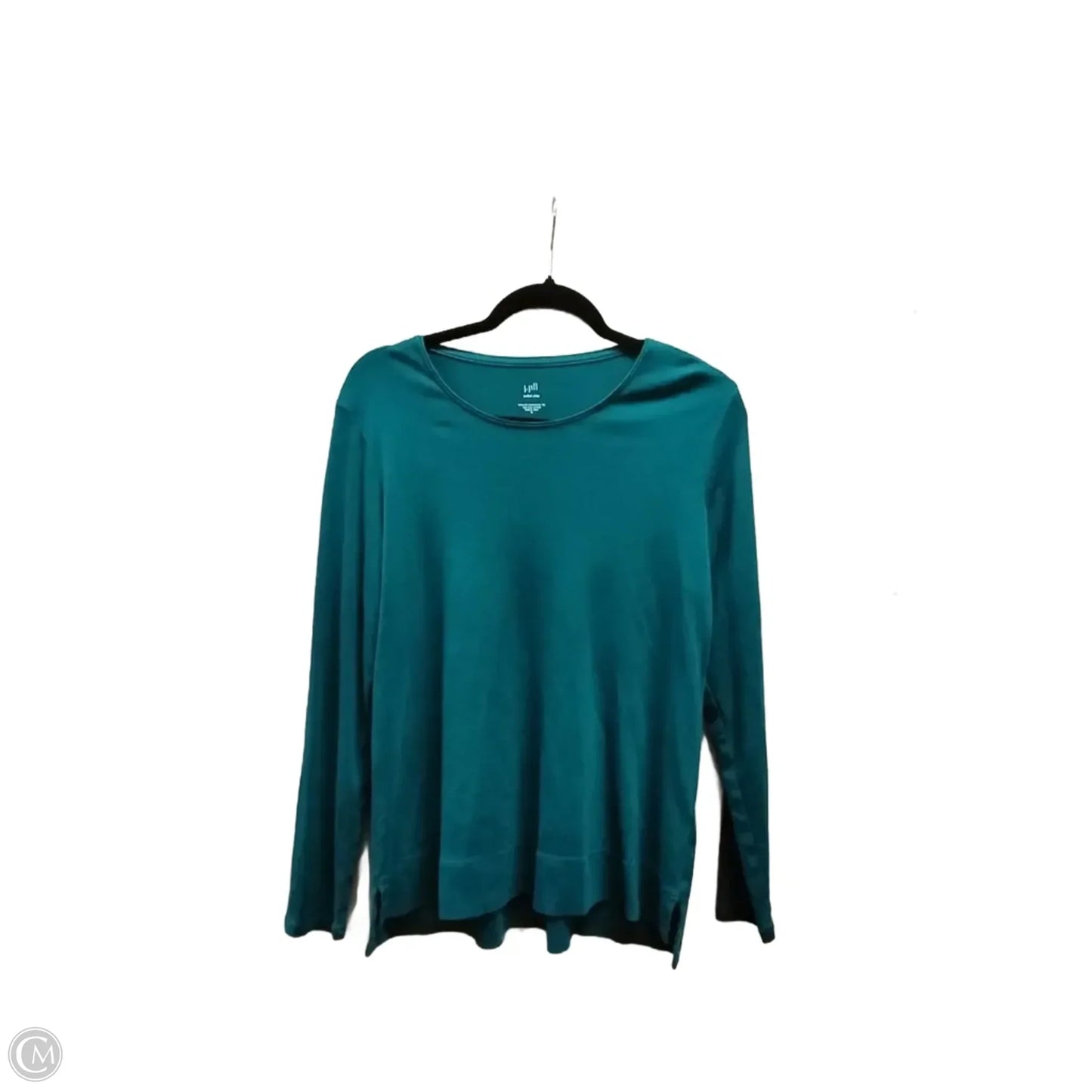 Top Long Sleeve Basic By J. Jill In Green, Size: M