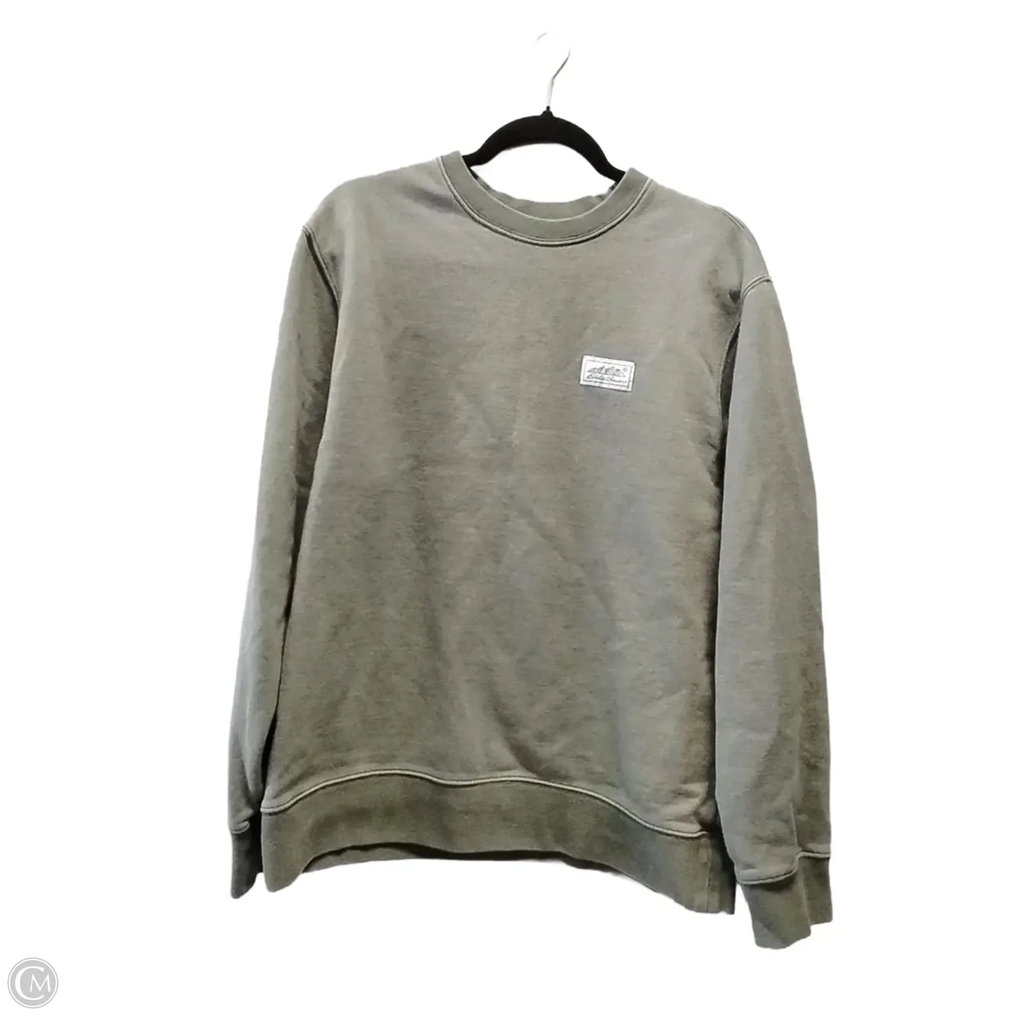 Sweatshirt Crewneck By Eddie Bauer In Green, Size: M