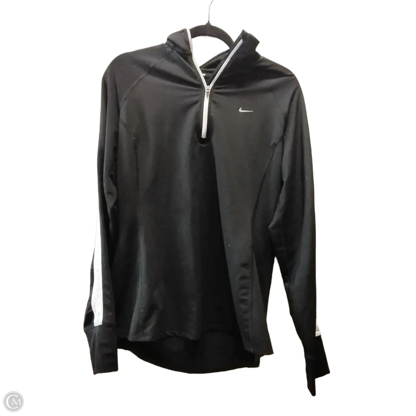 Athletic Jacket By Nike In Black, Size: Xl