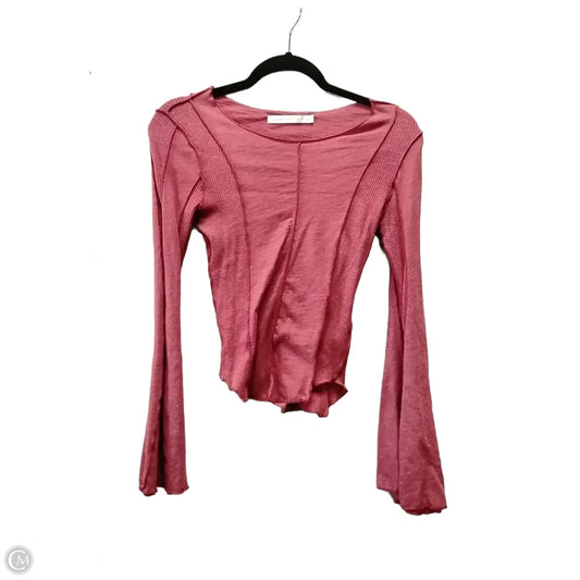 Top Long Sleeve By Altard State In Red, Size: S