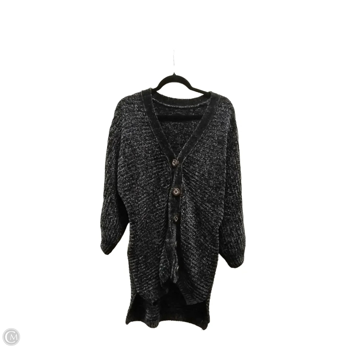 Sweater Cardigan By Clothes Mentor In Blue, Size: L
