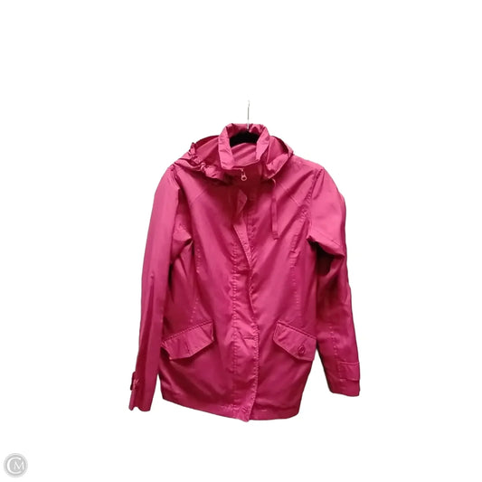 Coat Raincoat By Lands End In Pink, Size: Xs
