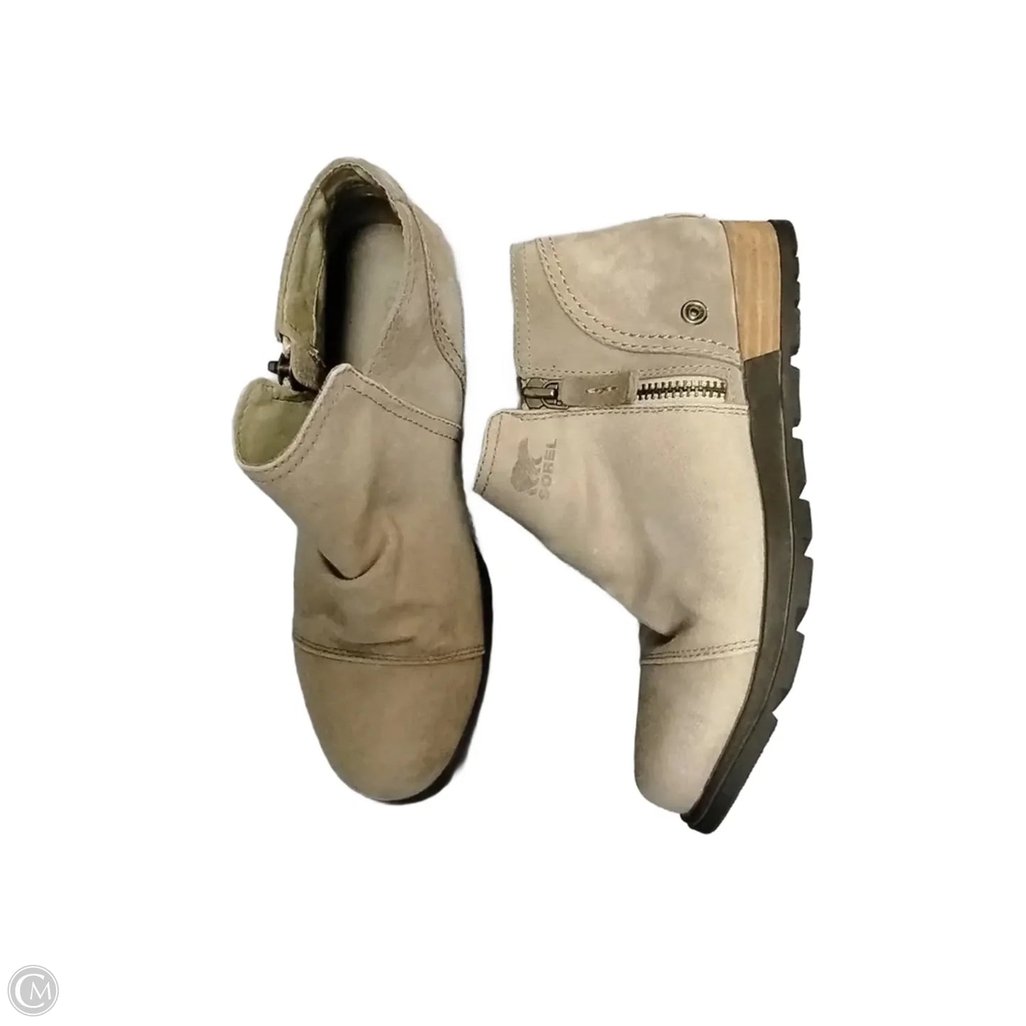 Boots Ankle Flats By Sorel In Brown, Size: 7.5