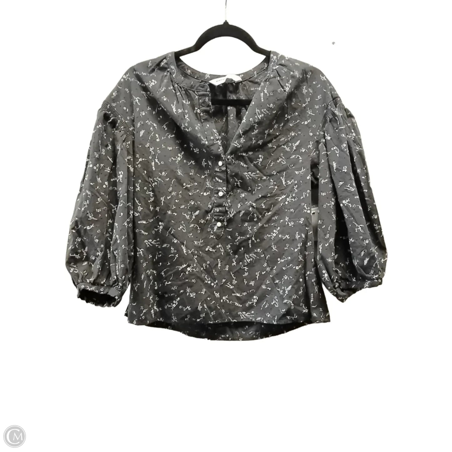 Blouse Long Sleeve By Sonoma In Floral Print, Size: Xs