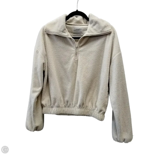 Top Long Sleeve By Abercrombie And Fitch In Grey, Size: M