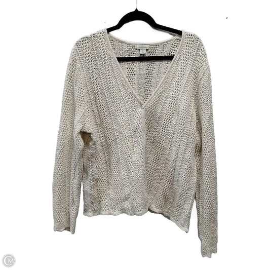 Sweater Cardigan By Sundance In Cream, Size: Xl