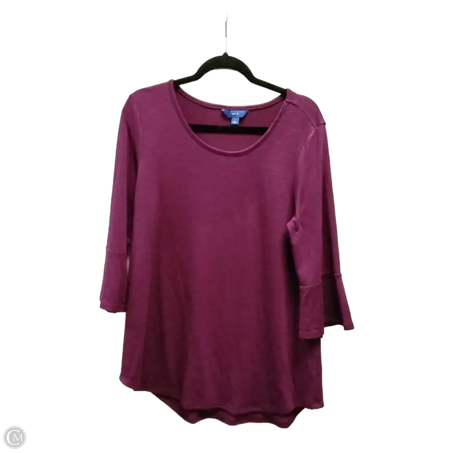 Top Long Sleeve By Jones New York In Purple, Size: L