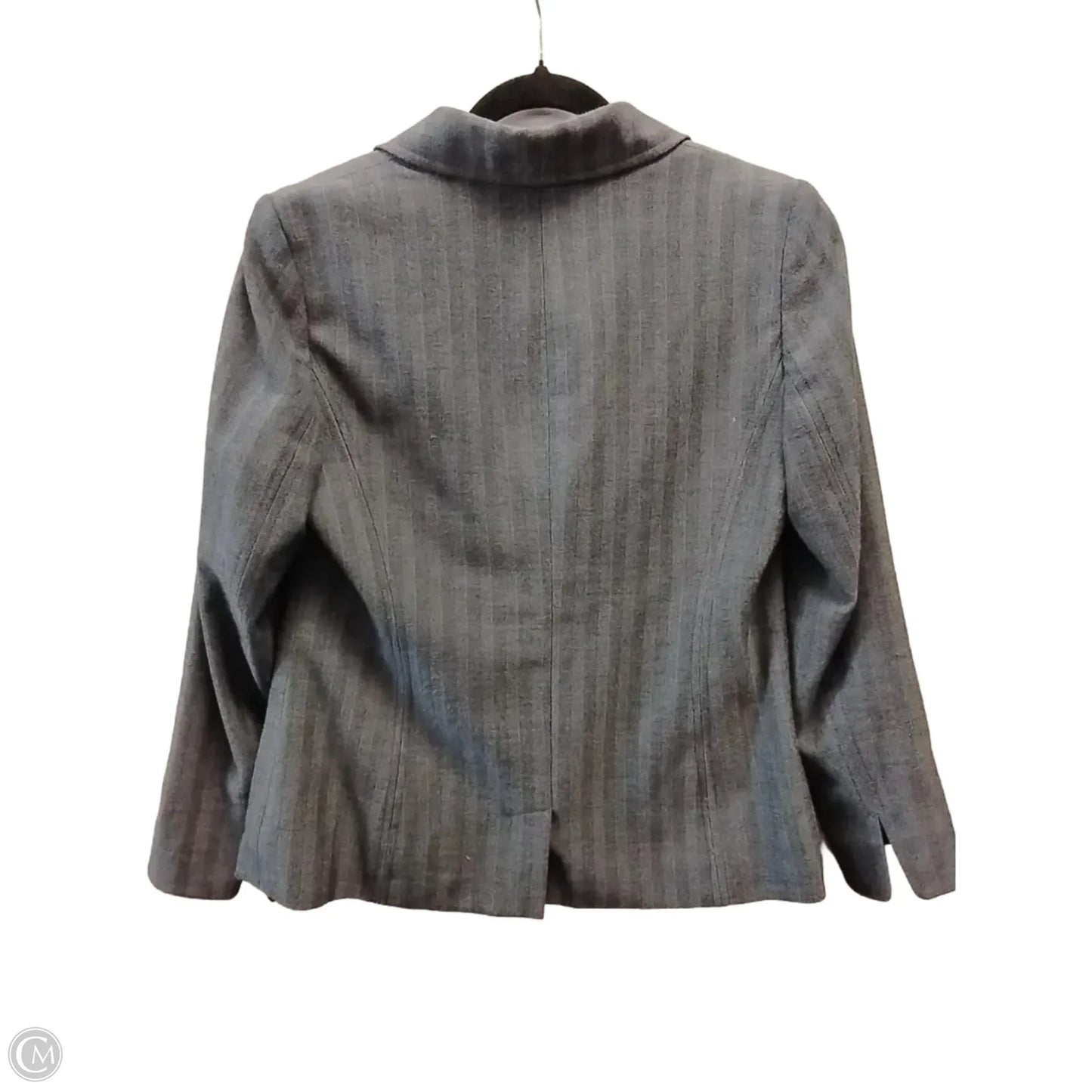 Blazer By Apostrophe In Grey, Size: 8p