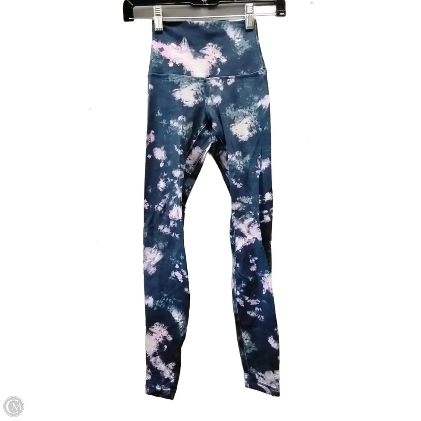 Athletic Leggings By Lululemon In Tie Dye Print, Size: 0
