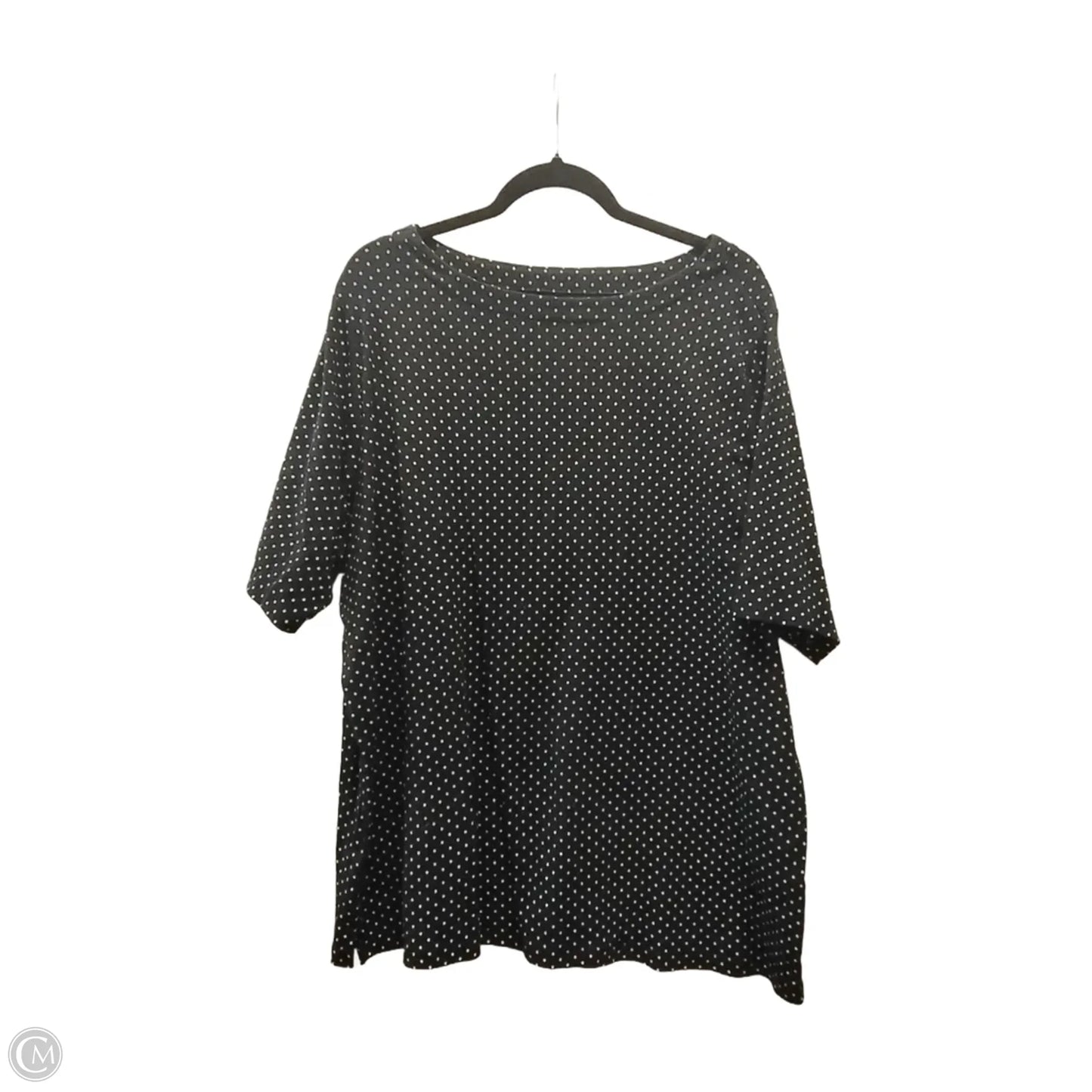 Top Short Sleeve By Cj Banks In Polkadot Pattern, Size: 3