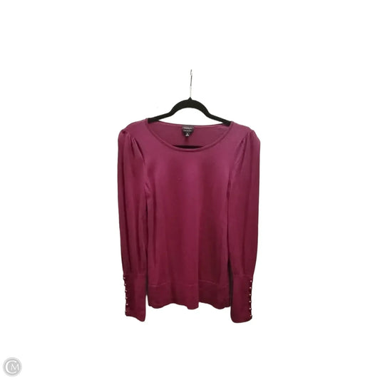 Top Long Sleeve By Talbots In Purple, Size: M