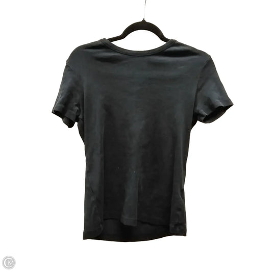 Top Short Sleeve Basic By Lands End In Black, Size: S