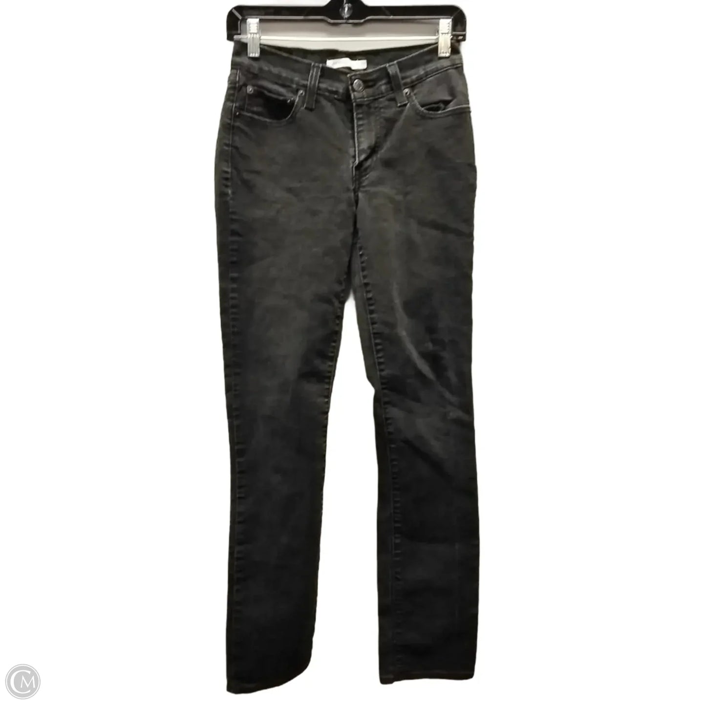 Jeans Straight By Levis In Black, Size: 0