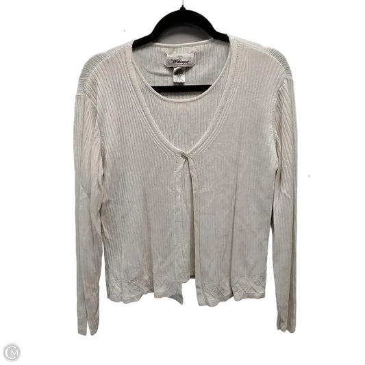 Top Long Sleeve By Worthington In White, Size: Mp