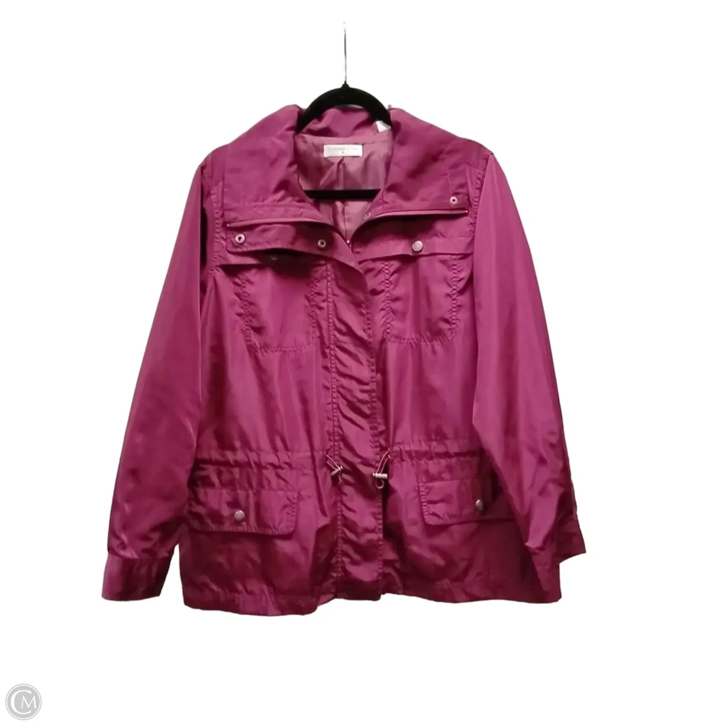 Jacket Windbreaker By Coldwater Creek In Red, Size: Xl