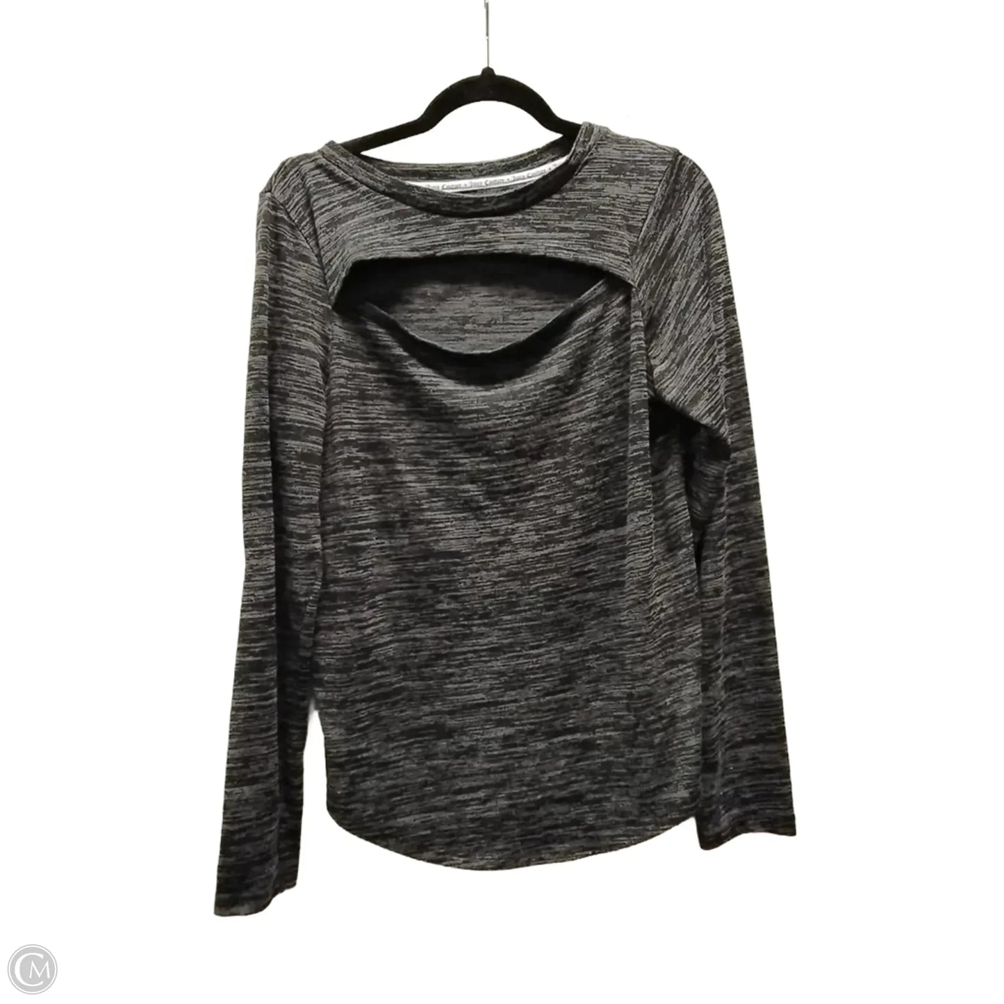 Top Long Sleeve By Juicy Couture In Grey, Size: Xl