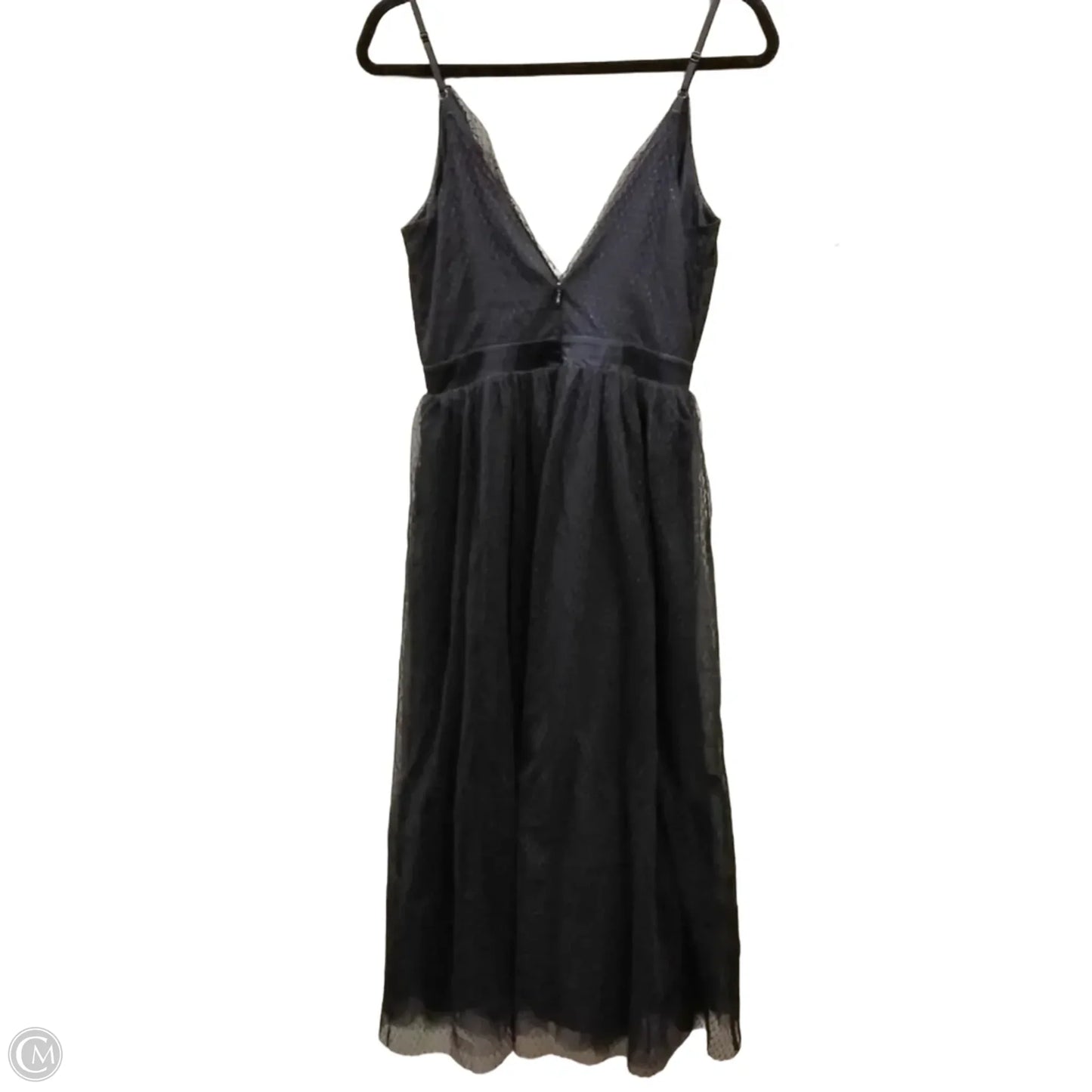 Dress Party Midi By Express In Blue, Size: 4