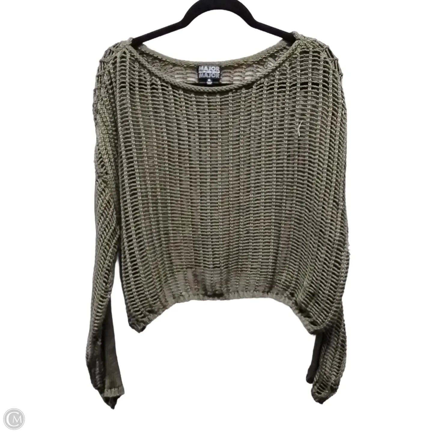 Top Long Sleeve By Clothes Mentor In Green, Size: Xl