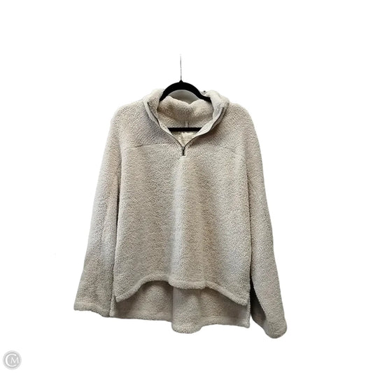 Sweatshirt Collar By Altard State In Beige, Size: L