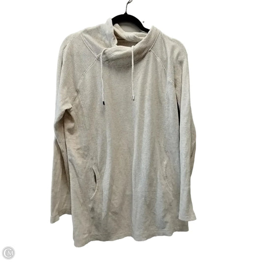 Top Long Sleeve By St Johns Bay In White, Size: L